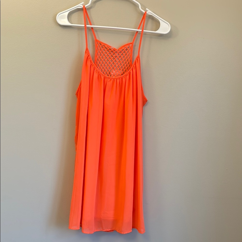 Coral Swim Coverup